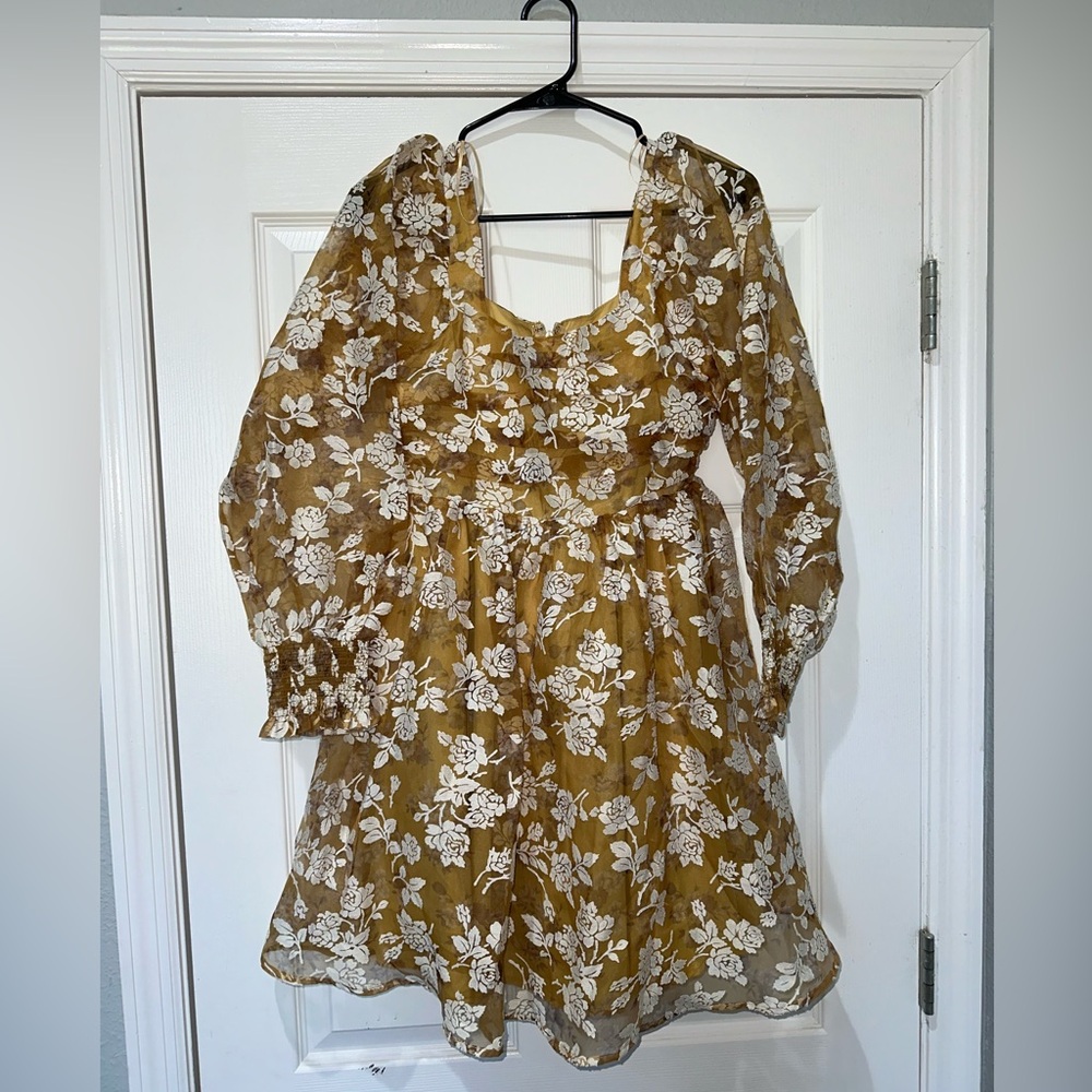 Impressions Boutique Yellow Dress